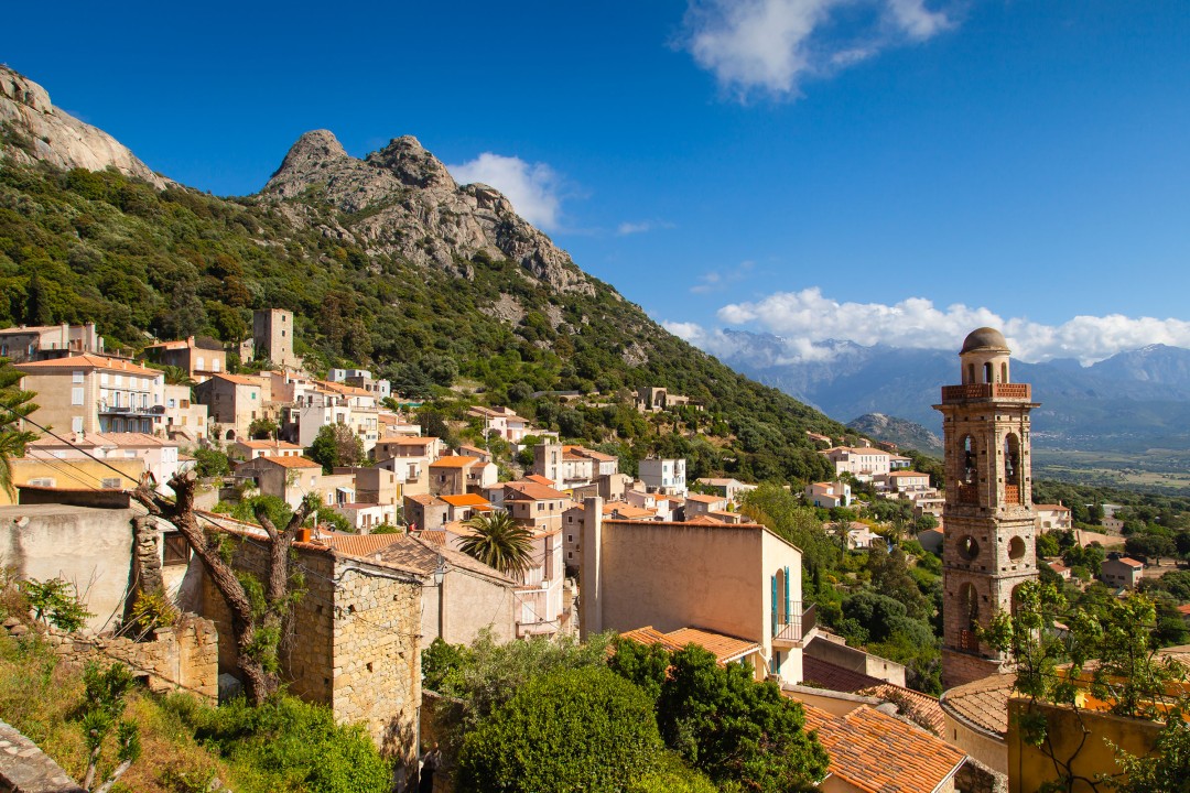 Village de Lumio en Corse