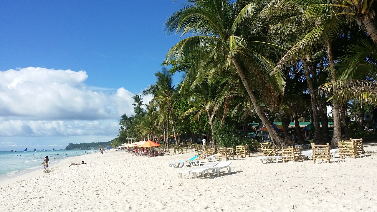 Une plage dans les Philippines