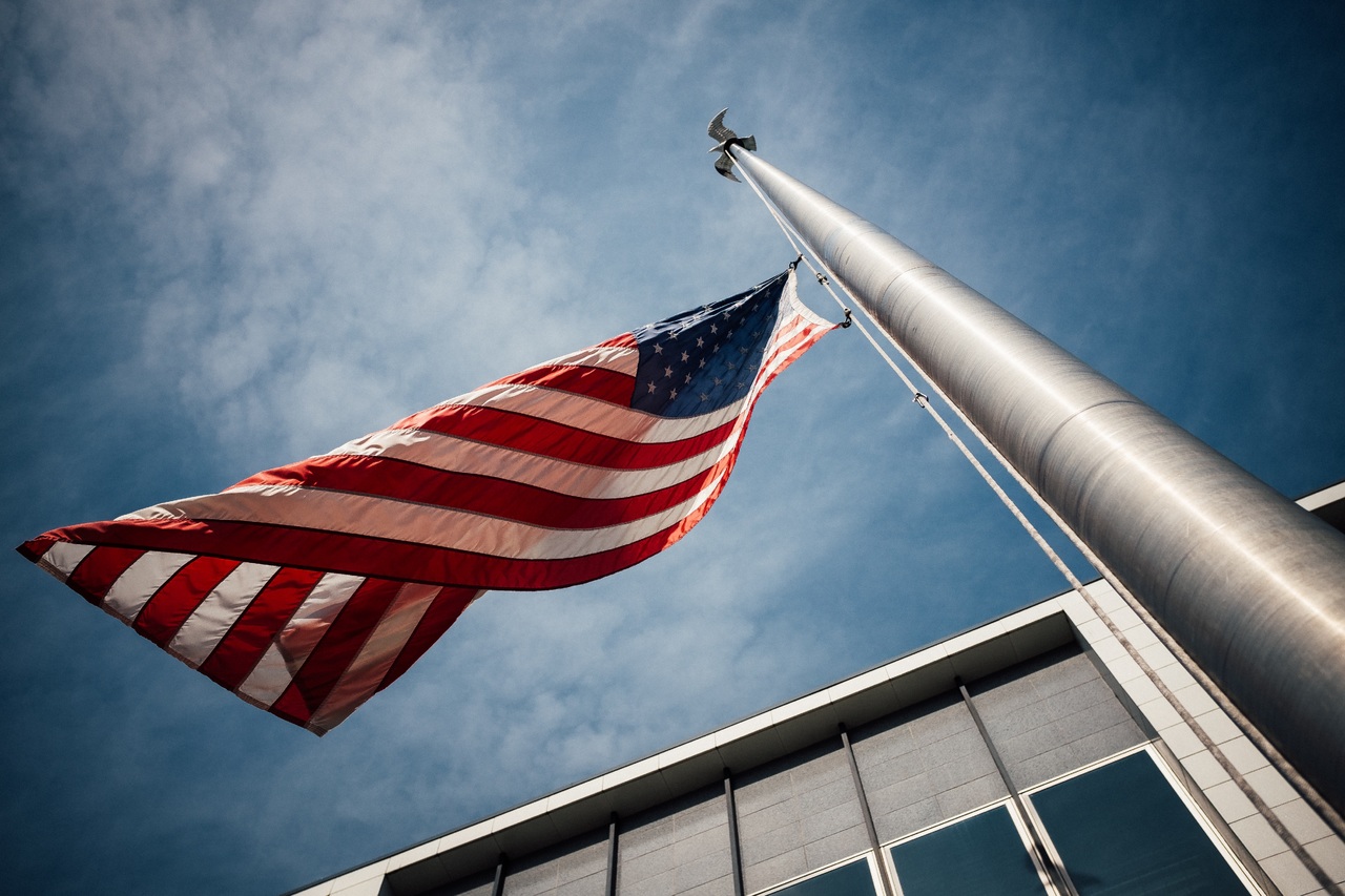 Le fameux drapeaux des États-Unis