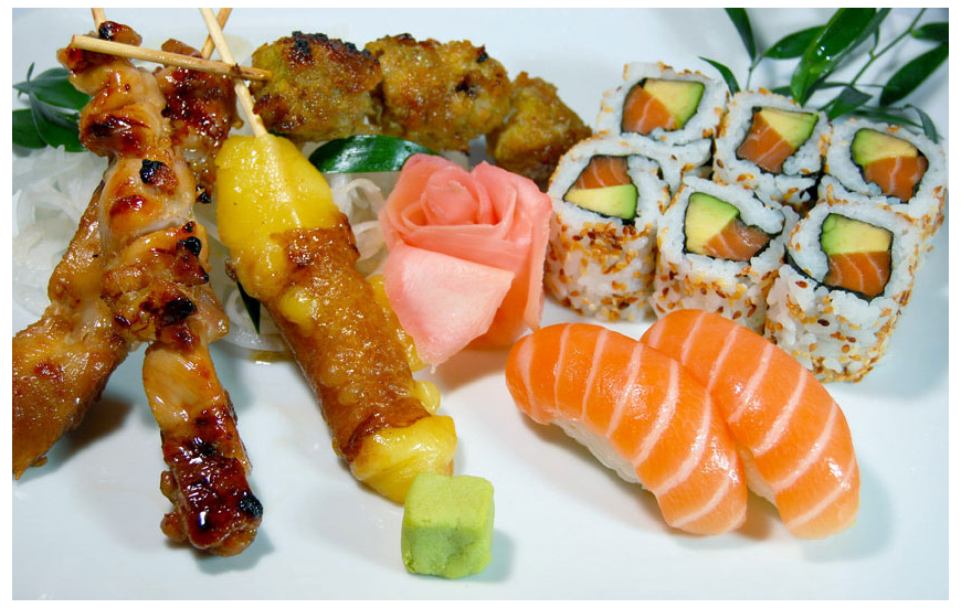 spécialités culinaires du Japon.